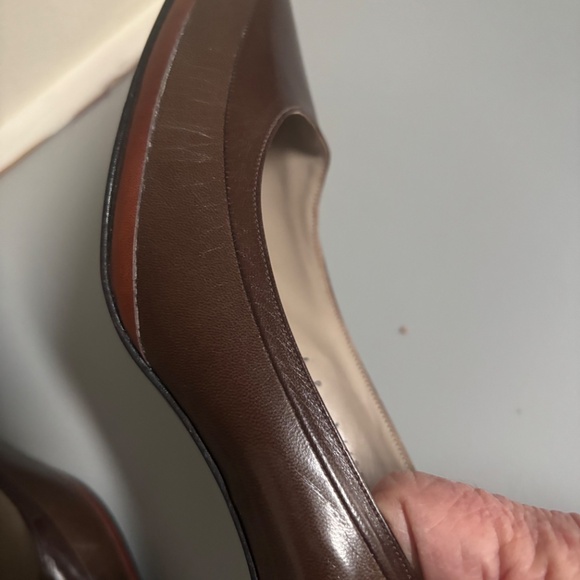 women’s like New Vintage Bally Swiss Bellezza Brown Leather Pumps - Picture 7 of 8